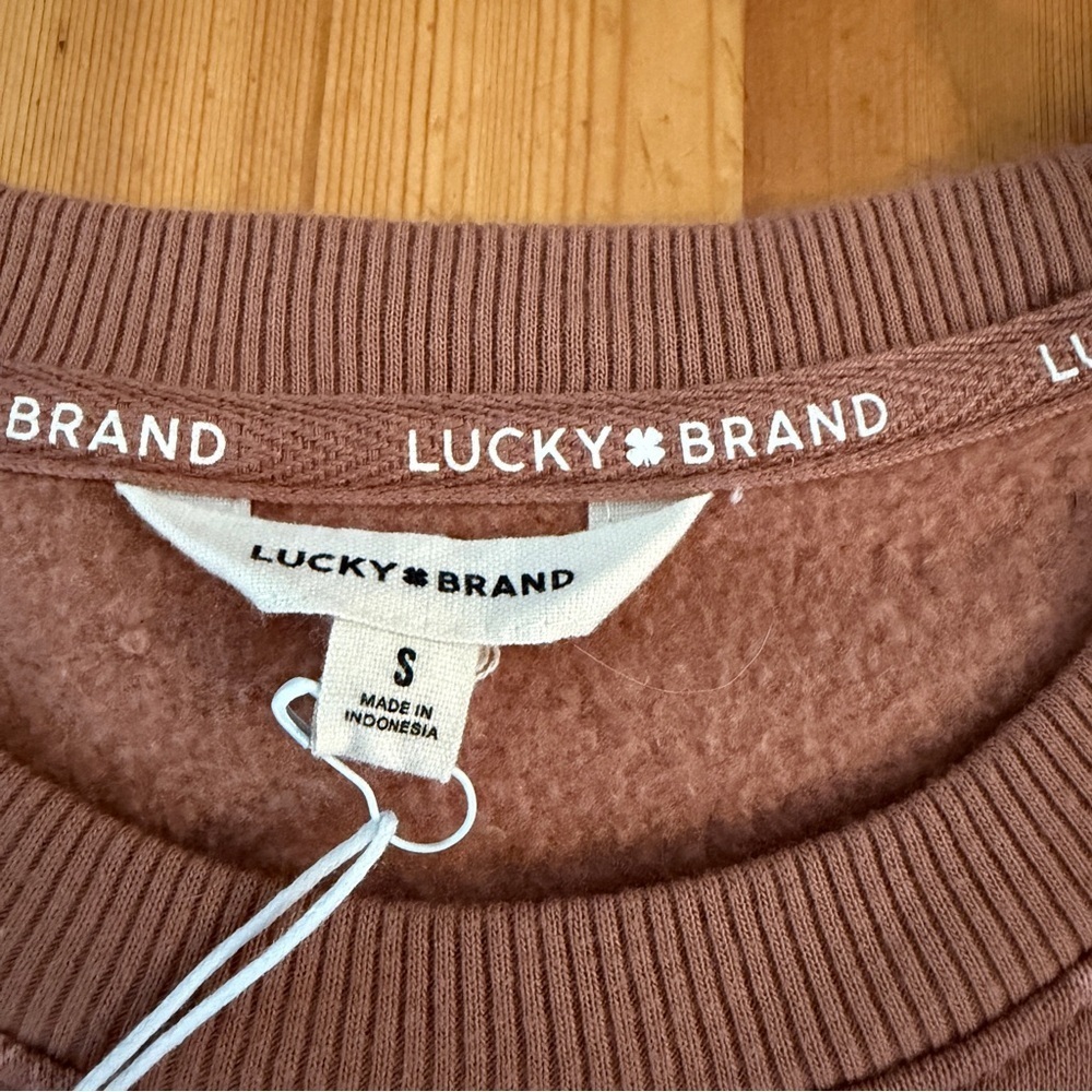 NWT Lucky brand 
Paisley Crewneck Long Sleeve Top women S - Picture 8 of 8